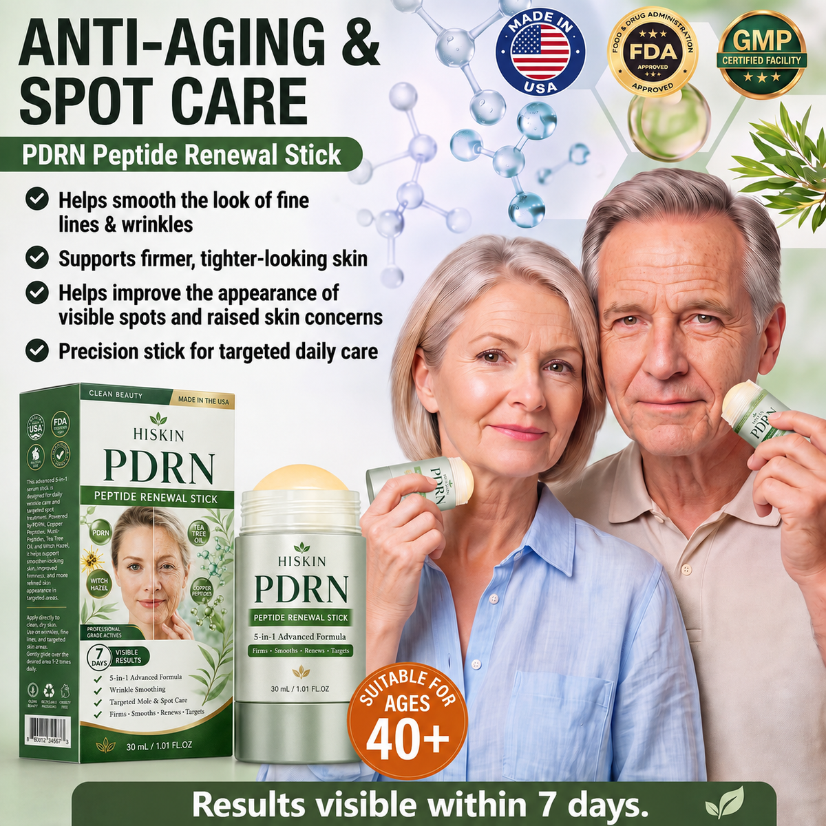 𝑯𝑰𝑺𝑲𝑰𝑵® PDRN Anti‑Aging & Targeted Spot Care👨‍⚕️(Helps Smooth Wrinkles, Support Firmer‑Looking Skin, and Improve The Appearance Of Visible Spots in 7 days🕑)