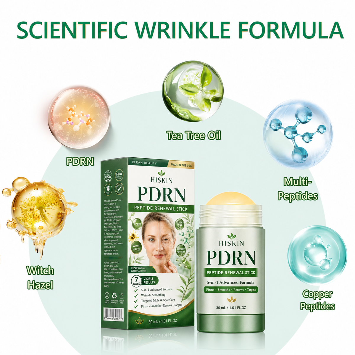 𝑯𝑰𝑺𝑲𝑰𝑵® PDRN Anti‑Aging & Targeted Spot Care👨‍⚕️(Helps Smooth Wrinkles, Support Firmer‑Looking Skin, and Improve The Appearance Of Visible Spots in 7 days🕑)